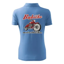 Babička motorkářka