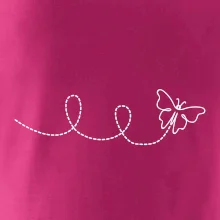 Dráha letu motýla - smyčka