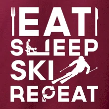 Eat sleep ski repeat