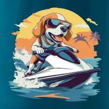 Bígl na vodním skútru