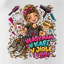 Vlasy mám v kafi v jídle i v duši