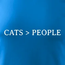Cats > people