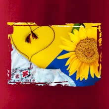 Ukrajina slunečnice a kroj