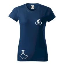 Mapa ČR + kolo na prsu