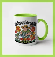 Zahrada volá - zahradník a slunečnice