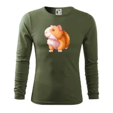 Morče - kreslené, bílo oranžové