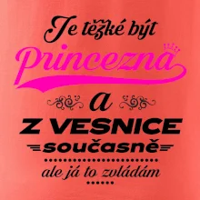 Je těžké být princezna z vesnice