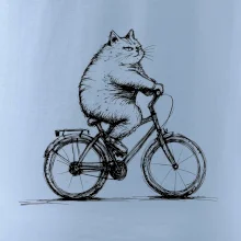 Tlustá kočka  na kole