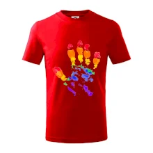 LGBT hand print