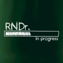 In progress titul RNDr. doktor / doktorka přírodních věd