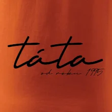 Psací nápis táta s ročníkem