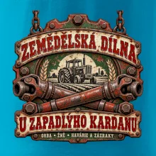 Zemědělská dílna u zapadlého kardanu