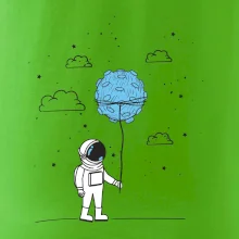 Astronaut s balónkem Astronaut s balónkem