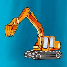 Bagr bez nápisu oranžový