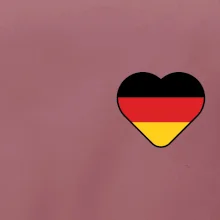 Germany love malé - Německá vlajka
