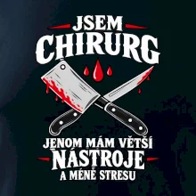 Řezník chirurg s většími nástroji