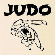 Judo nápis + postavy