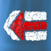 Párová turistická značka  červená