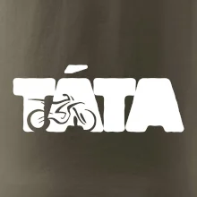 Táta nápis - motorka enduro