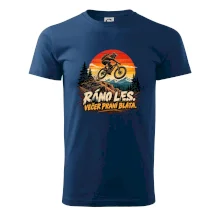 Ráno les večer praní bláta na kole