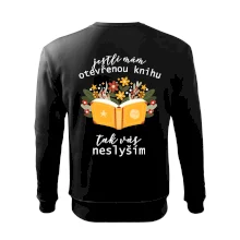 Jestli mám otevřenou knihu, tak vás neslyším