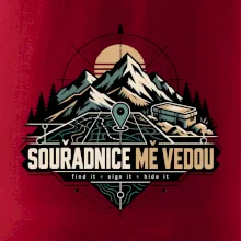 Souřadnice mě vedou horská mapa