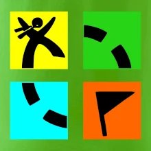 Geocaching logo barevné