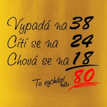 Vypadá, cítí se, chová se - 80 let