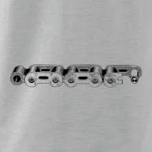 Cyklistický řetěz nákres