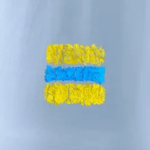 Turistická Cyklo značka - žluto modrá