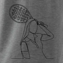 Tenistka  jednim tahem