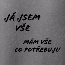 Nápis Já jsem vše!