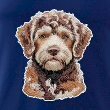 Lagotto romagnolo vyšívaná hlava