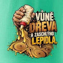 Vůně dřeva a zaschlýho lepidla - kapající lepidlo a letokruhy