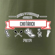 Jsem v pohodě jsem z ... (vlastní název a jméno)