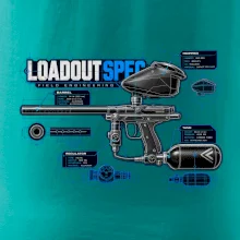 Technický výkres loadout spec paintball