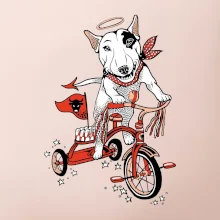 Bull terier anděl (Pecka design)