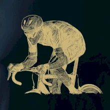 Silniční cyklista předek