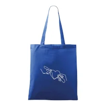 Dvě ruce a srdce jedním tahem