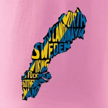 Mapy - názvy měst - Švédsko