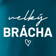 Velký brácha - nápis na prsou