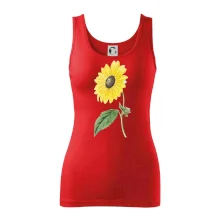 Slunečnice otočená