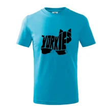 Jorkšírský teriér - Yorkie - Nápis v těle