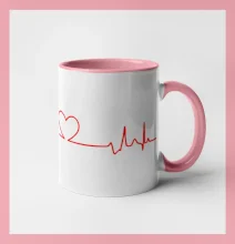 Poker EKG srdce červené