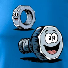 Parové triko - Šroub a matka