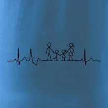 EKG rodina - kluk holka