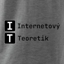 IT Nápis Internetový Teoretik