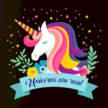 Unicorns are real duhový