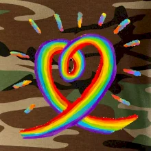 Srdce pride duha kreslená