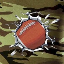 Americký fotbal míč v triku